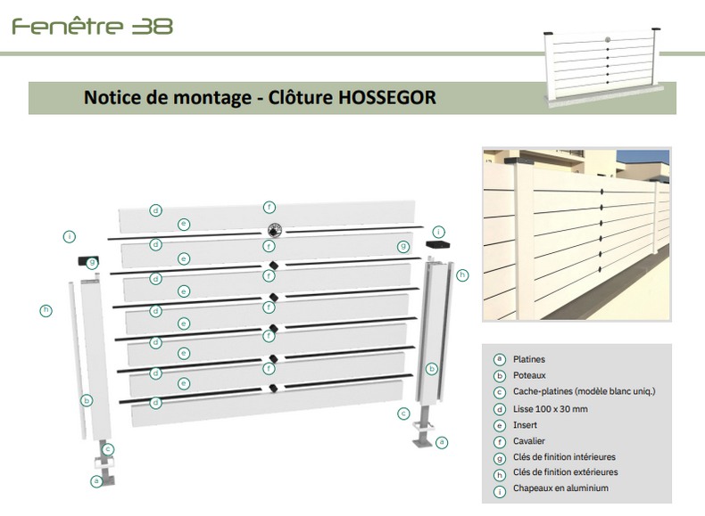 Montage clôture Hossegor