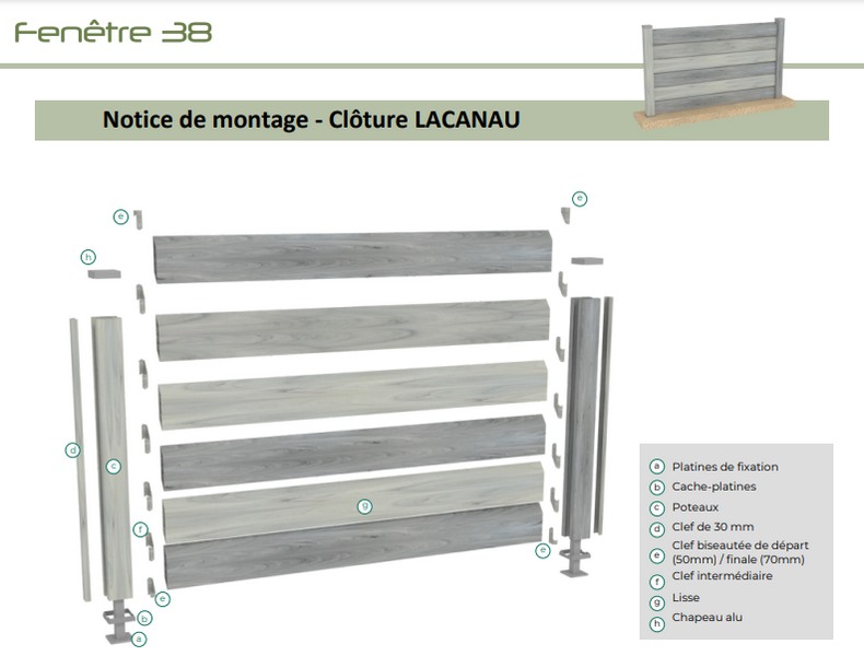 Montage clôture Lacanau