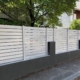 Clôture PVC modèle Arcachon gris en vente sur le site fenetre38